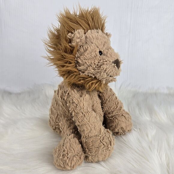 Jellycat Fuddlewuddle Lion Plush 9" Floppy Sitting Stuffed Animal - Picture 2 of 10